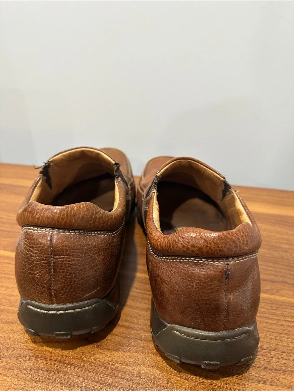 Men's Brown Slip-On Leather Casual Shoe